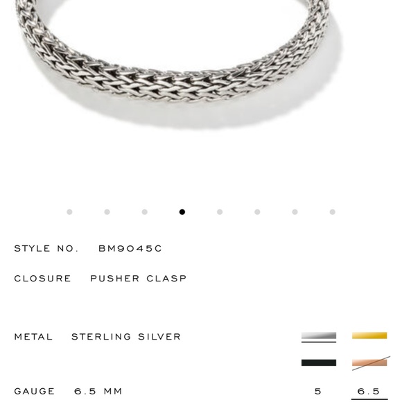 John Hardy sterling silver Bracelet - Picture 6 of 6